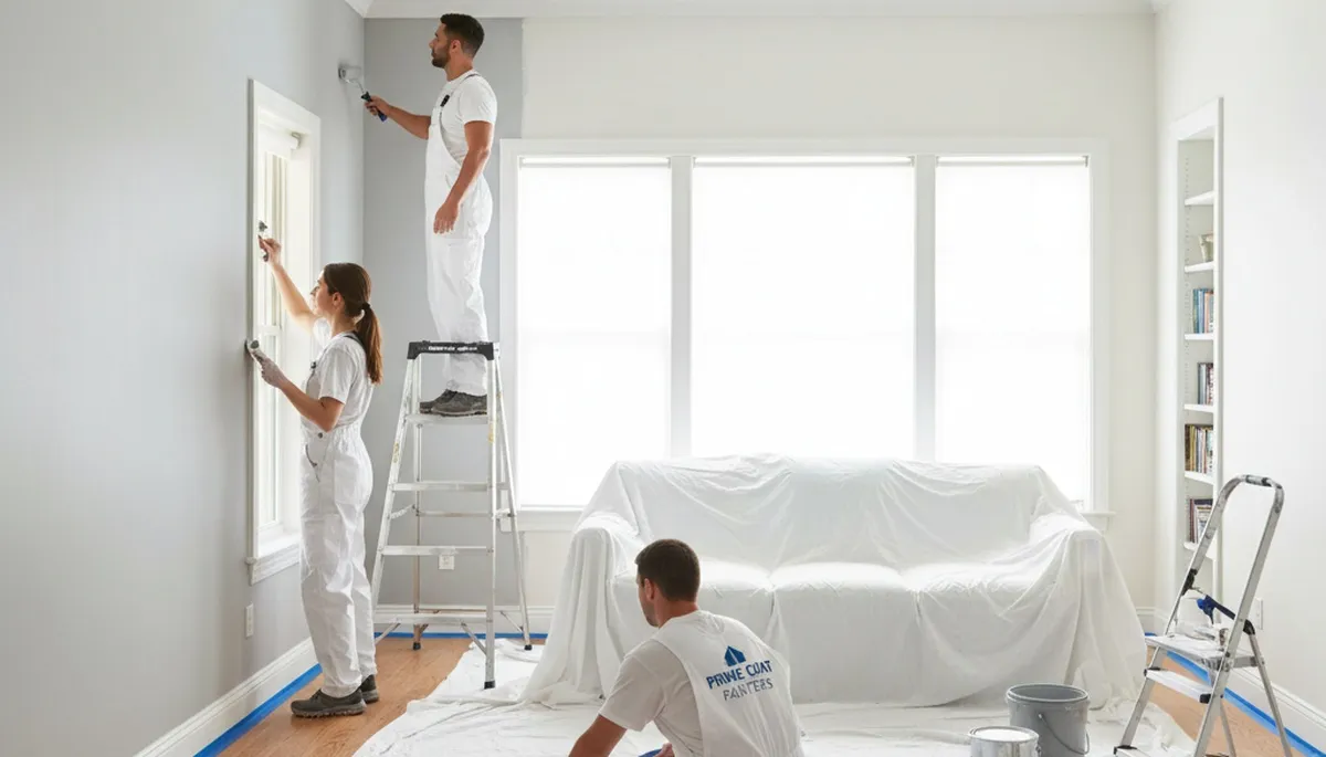 Interior house painting in Easton, PA for durable, climate-ready walls