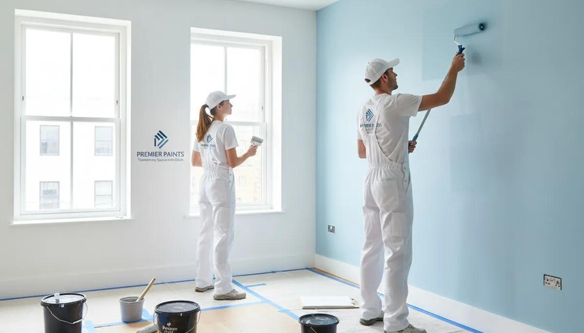 Easton, PA interior house painting for durable, climate-ready walls in a home service project